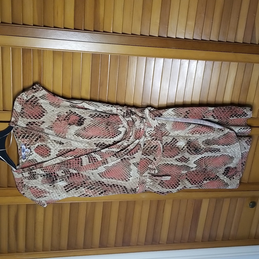 WOMENS Jennifer Lopez snakeskin print dress size 14